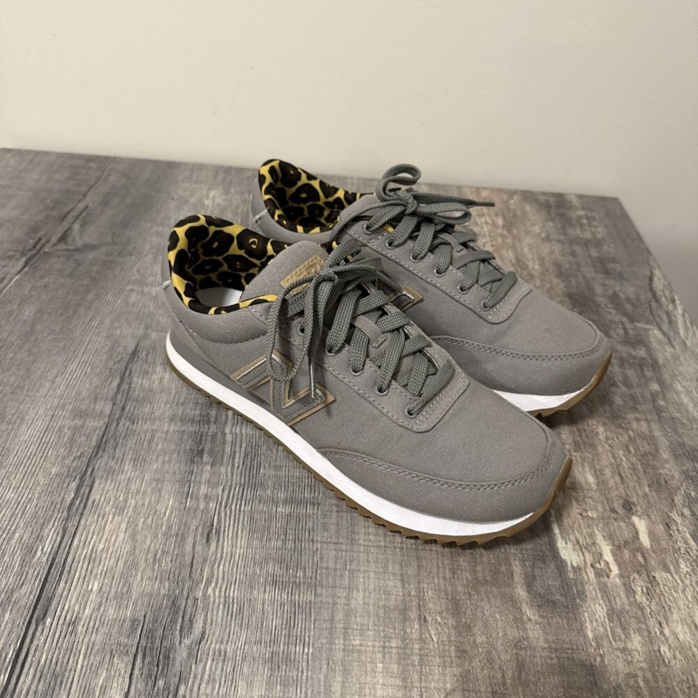 New Balance‎ 501 Classics Women's Size 7.5 Gray WZ501JAC Leopard Print Shoes
